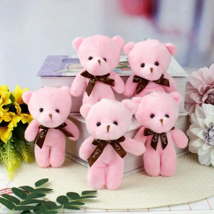 Şeker Pembesi Ayıcık Anahtarlık