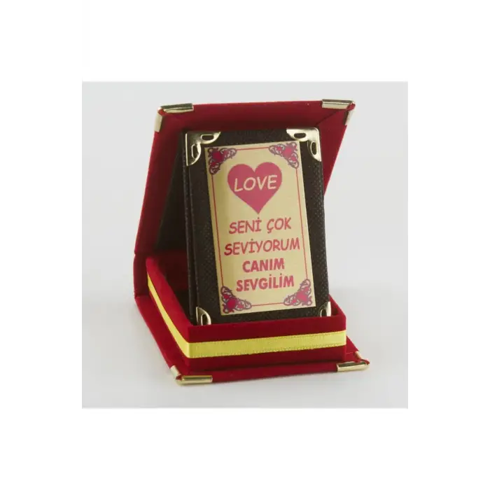 Seni Çok Seviyorum Canım Sevgilim Plaket