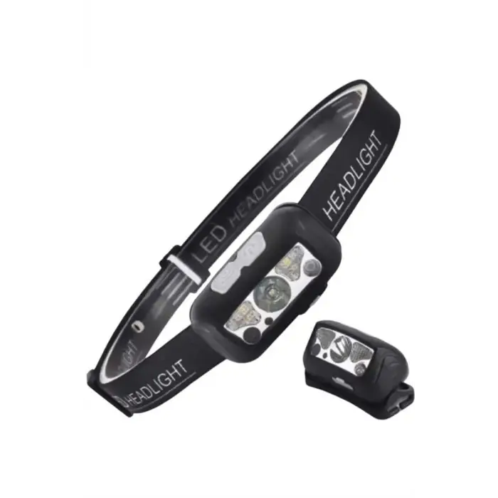 Sensörlü Şarjlı Type-c Şarj Işıklı Kafa Lambası Kamp Lambası