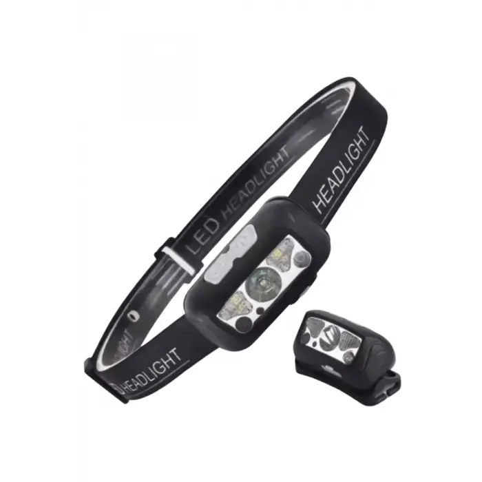 Sensörlü Şarjlı Type-c Şarj Işıklı Kafa Lambası Kamp Lambası