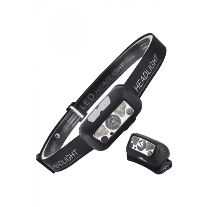 Sensörlü Şarjlı Type-c Şarj Işıklı Kafa Lambası Kamp Lambası