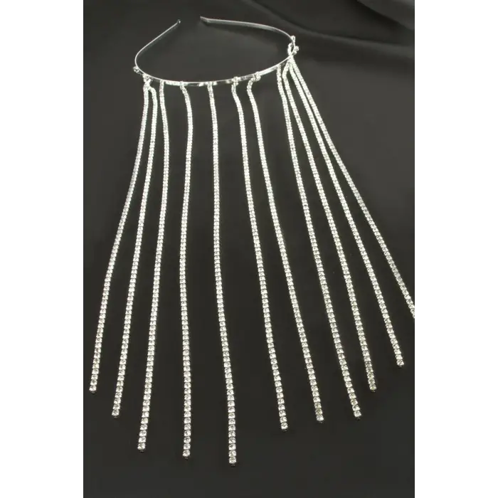 Şerit Taşlı Gelin Tacı