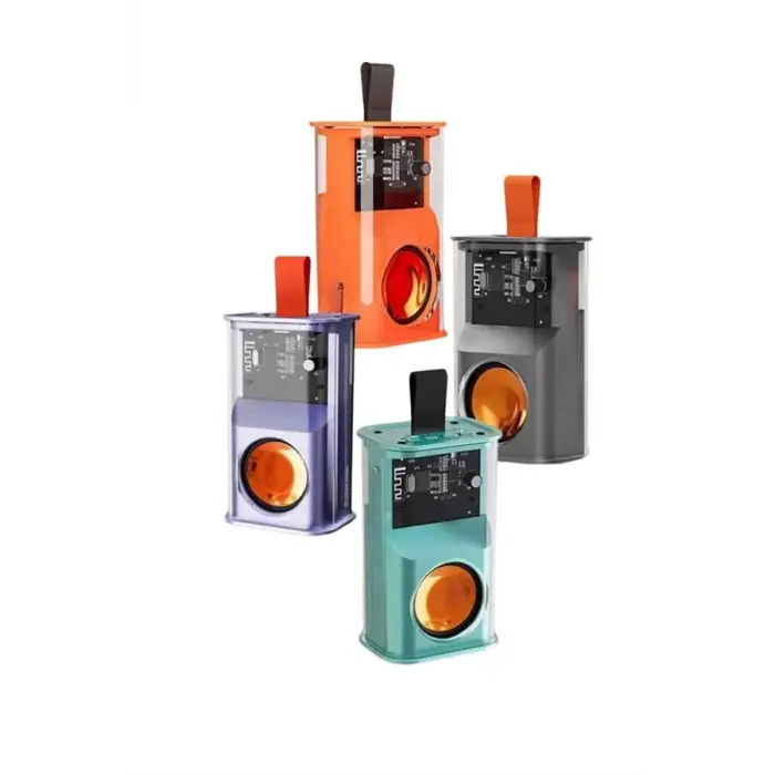 Ses Bombası Mini Işıklı Taşınabilir Bluetooth Speaker Hoparlör