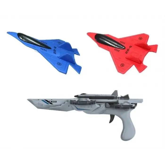 Sesli ve Işıklı Uçak Fırlatan Dart Tabancası