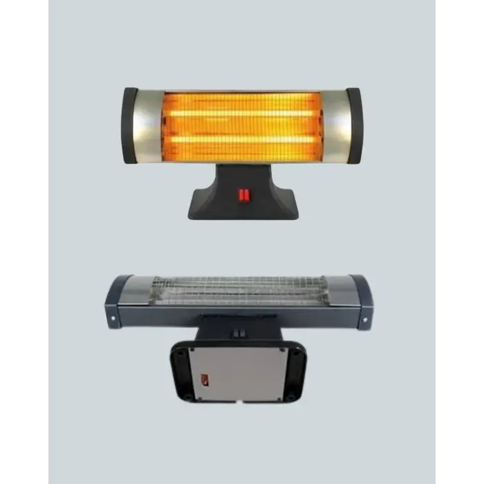 Sessiz Çalışan Quartz Tüp Infrared Isıtıcı 1800W