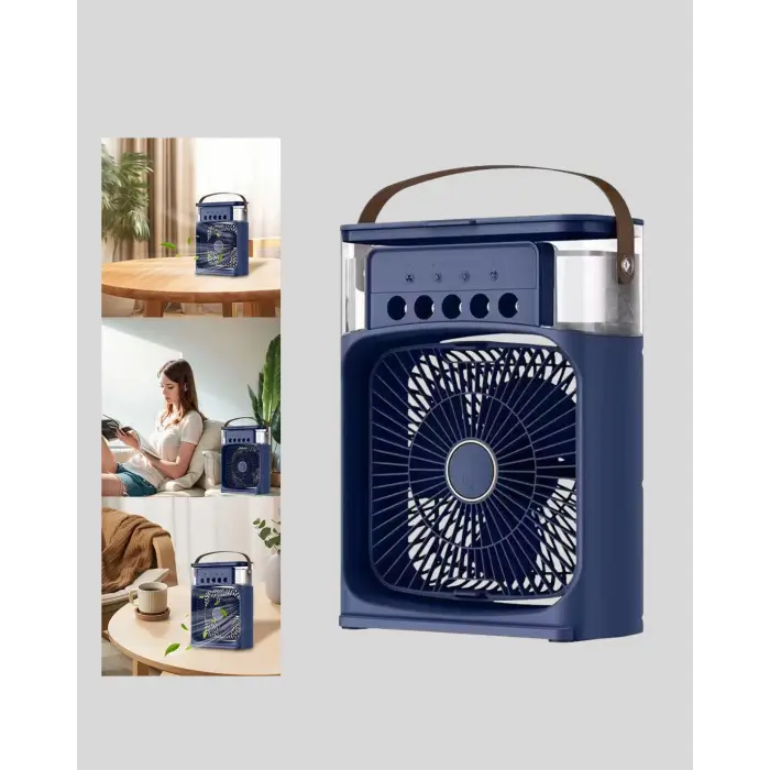 Sessiz Çalışan Turbo Fan Güçlü Hava Akışlı Masa Üstü Vantilatör