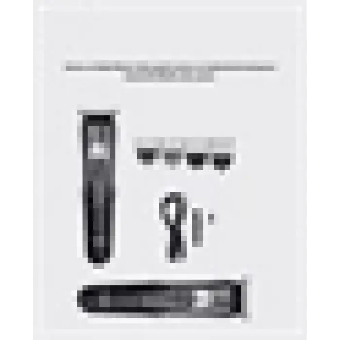 Sessiz Motorlu, Kablosuz Kullanımlı Şarjlı Saç ve Sakal Kesme Makinesi – Taraklı Set