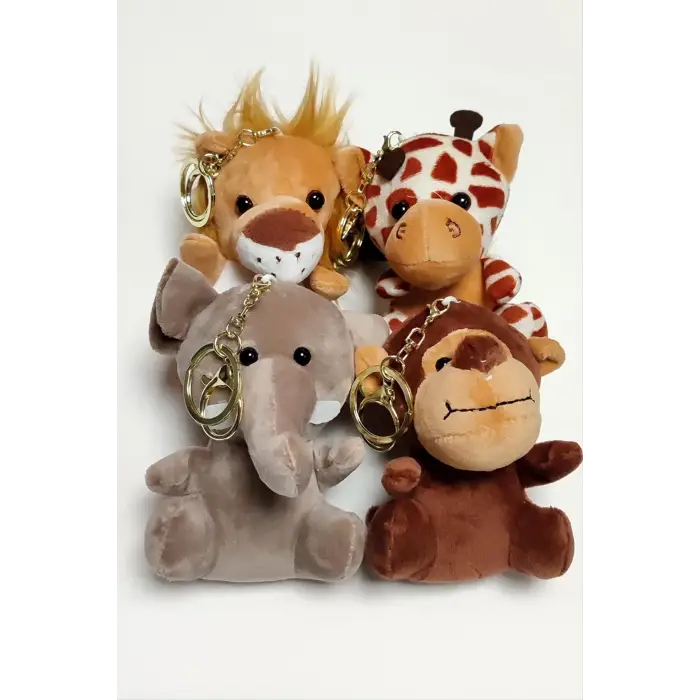 Sevimli Hayvan Peluş Anahtarlık