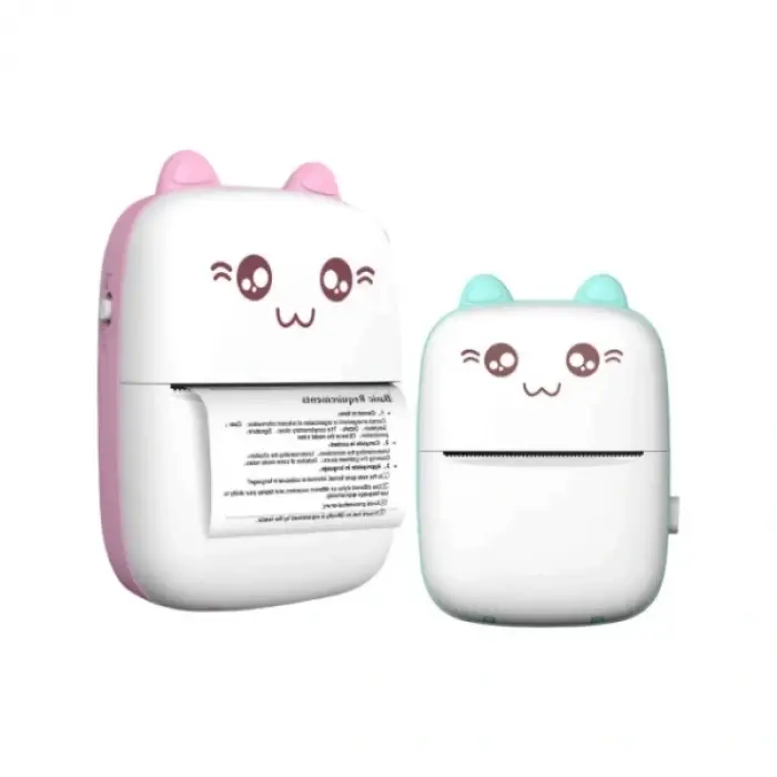 Sevimli Mini Taşınabilir Yazıcı Printer