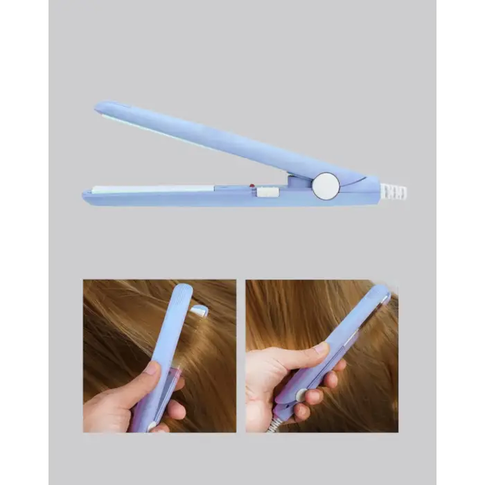 Seyahat Tipi Mini Saç Düzleştirici – Seramik Kaplama, Hızlı Isınma, Kompakt Tasarım