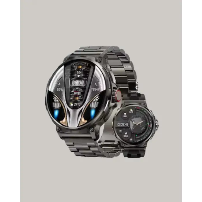 Şık Metal Kasa ve Değiştirilebilir Kordonlarla SW80 Smartwatch