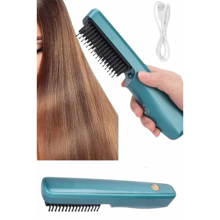 Sıkı Dişli Fön Tarak İyon Özelliği Saç Düzleştirici Tarak