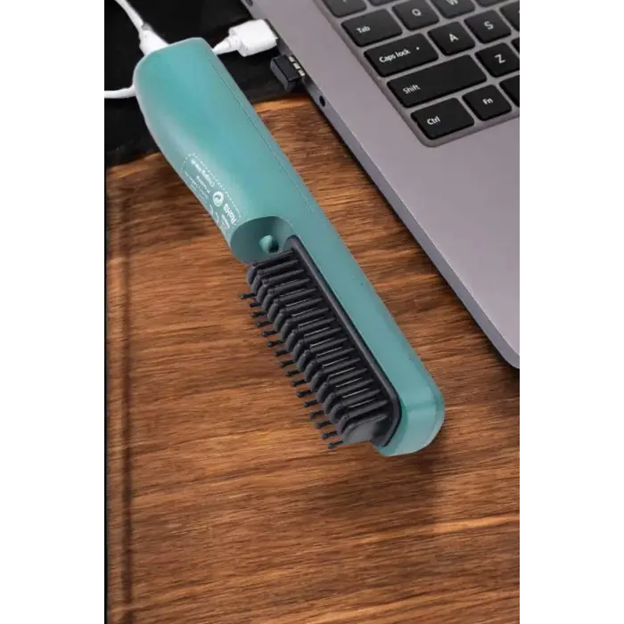 Sıkı Dişli Taşınabilir İyon Özelliği Seyahat Tipi Saç Düzleştirici Fön Tarak