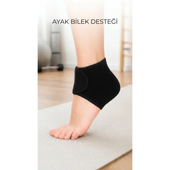 Silikon Yastıklı Ortopedik Topuk Destek Çorap 2li Set