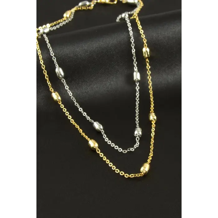 Silindir İkili Kolye