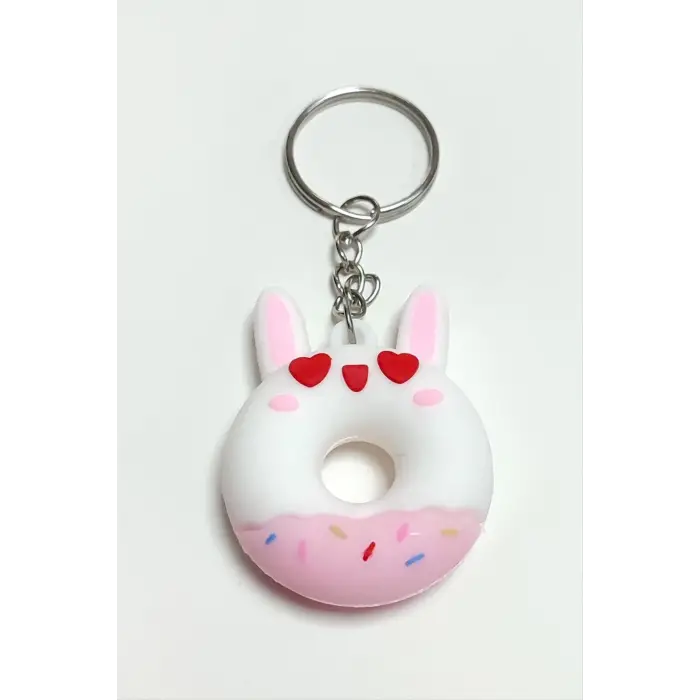 Simit Silikon Anahtarlık