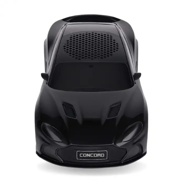 Siyah Araba Tasarımlı Hoparlör - Bluetooth Fm Usb Özellikli