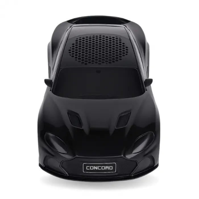 Siyah Araba Tasarımlı Hoparlör - Bluetooth FM USB Özellikli