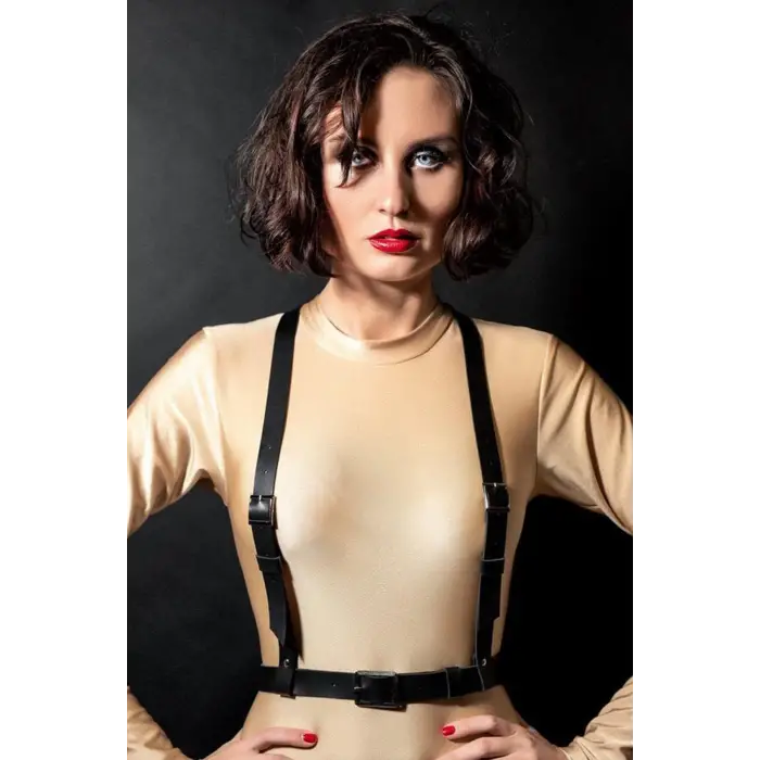 Siyah Deri Harness Askı 1067