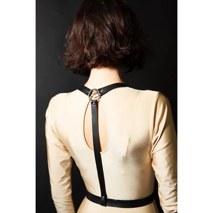 Siyah Deri Harness Askı 1067