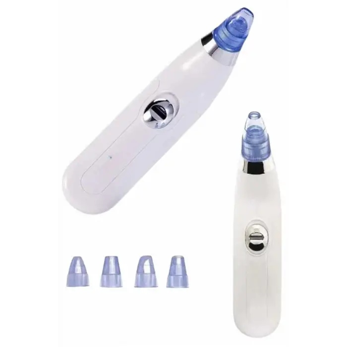 Siyah Nokta Temizleme Cihazı 4 Başlıklı Vakumlu Pilli Ölü Deri Arındırma