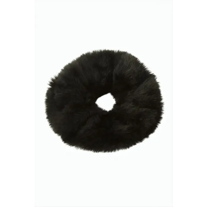 Siyah Renkli Tüylü Simit Toka