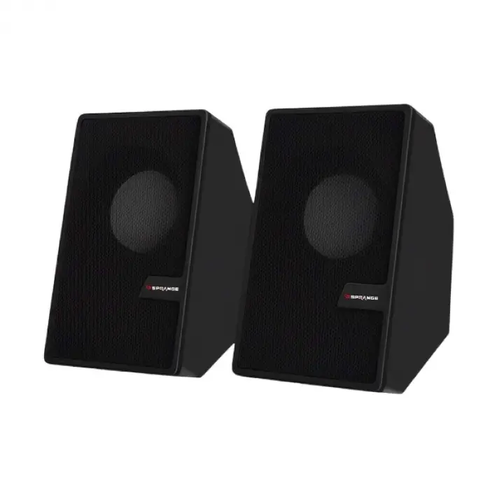 Siyah USB 2.0 + 3.5mm USB Hoparlör