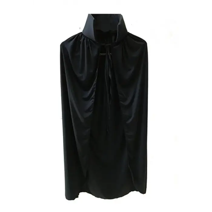 Siyah Yakalı Dracula Pelerini