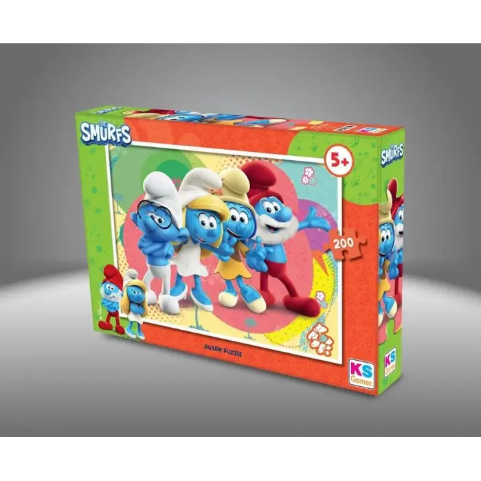 SMR 113 SMURF ŞİRİNLER 200 PRÇ PUZZLE -KS