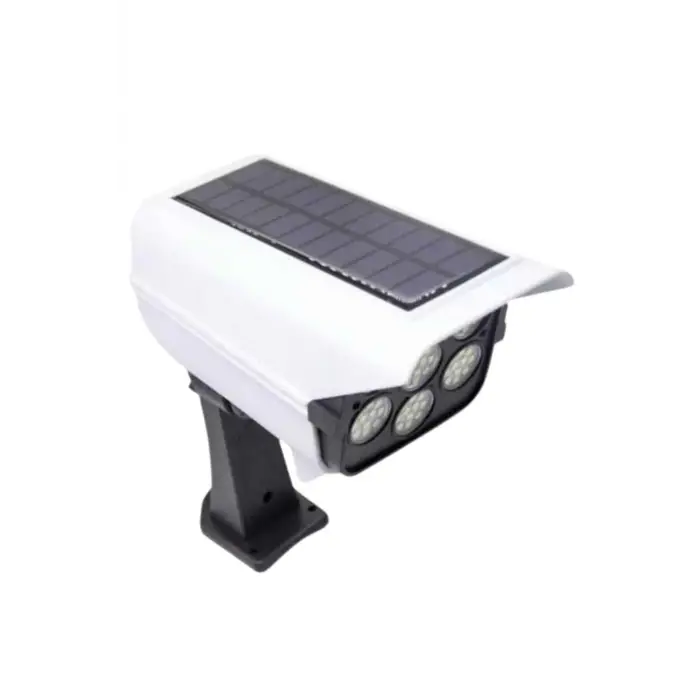 Solar Bahçe Aydınlatması Hareket Sensörlü Uzaktan Kumandalı Kamera Görünümlü