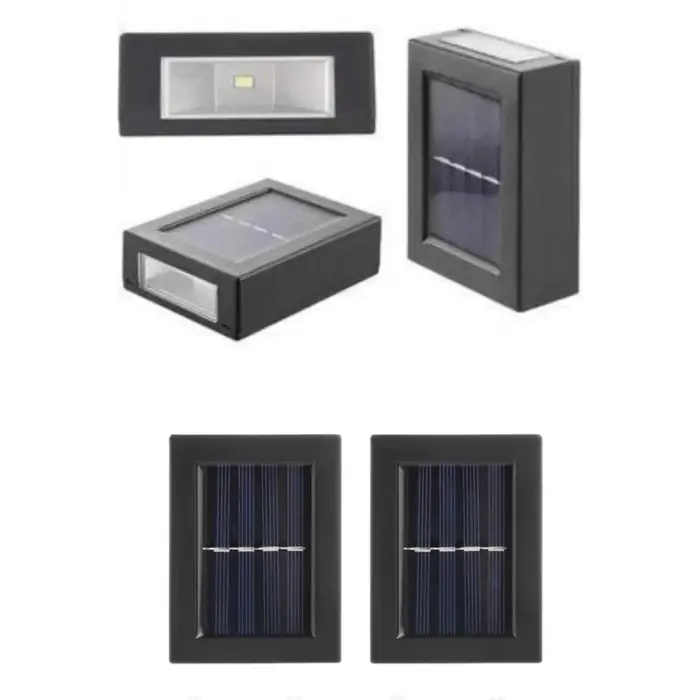 Solar Güneş Enerjili Çift Taraflı Duvar Lambası Çift Taraflı Duvar Lamba Güneş Enerjili