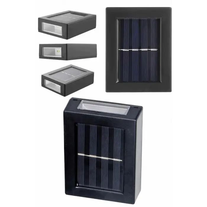 Solar Lamba Dekoratif Aplik Su Geçirmez Led Işıklı Duvar Lambası