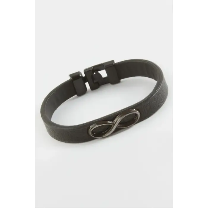 Sonsuzluk Kaliteli Suni Deri Bileklik