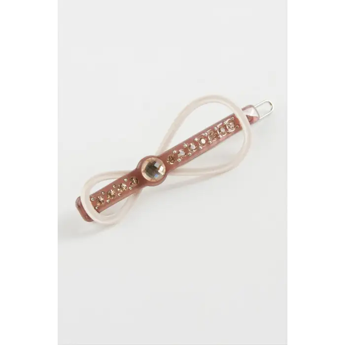 Sonsuzluk Taşlı Klipsli Toka