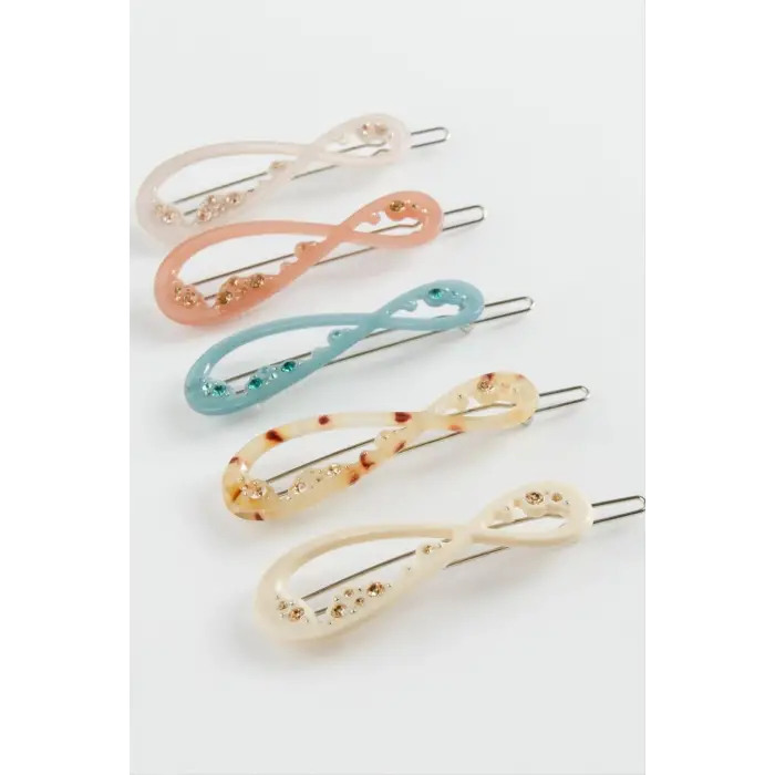 Sonsuzluk Taşlı Klipsli Toka