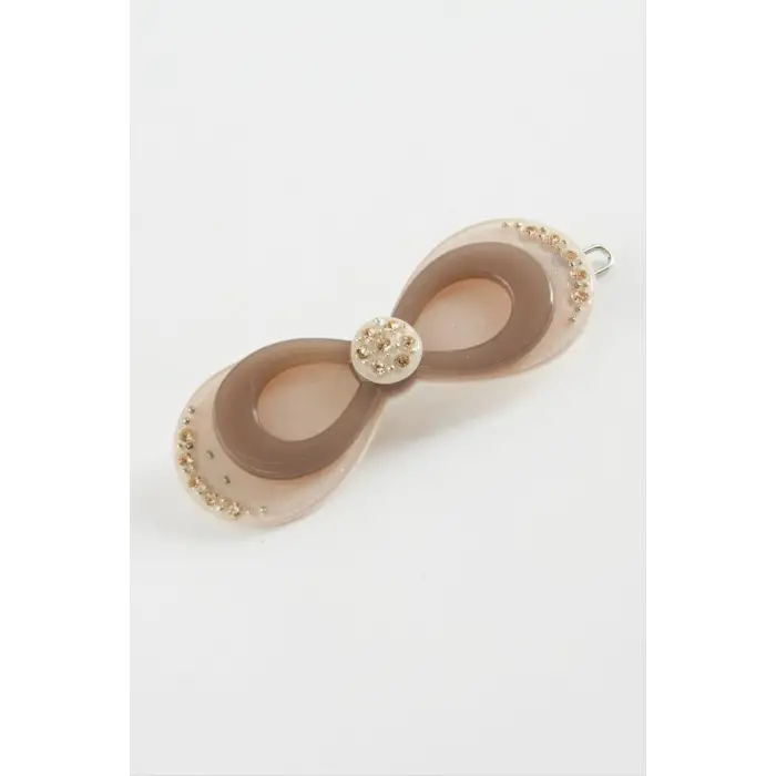 Sonsuzluk Taşlı Klipsli Toka