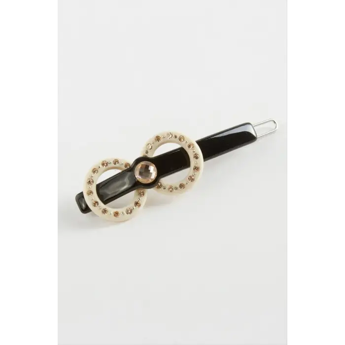 SonsuzlukTaşlı Klipsli Toka