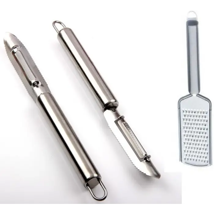 Soyacak ve Rende 2li Set Paslanmaz Çelik İnox (336336)