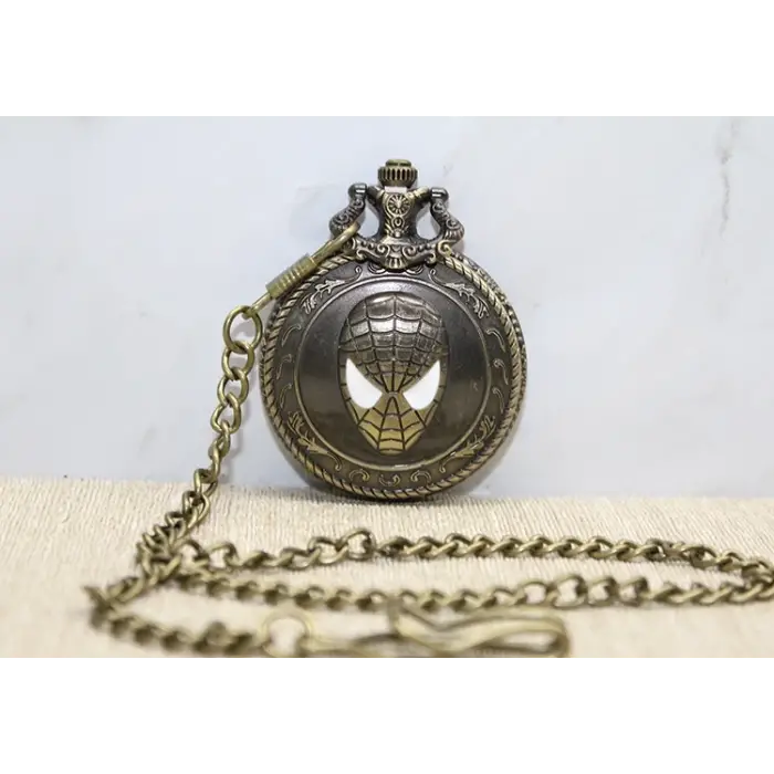 Spiderman Tasarımlı Köstekli Saat Model 2