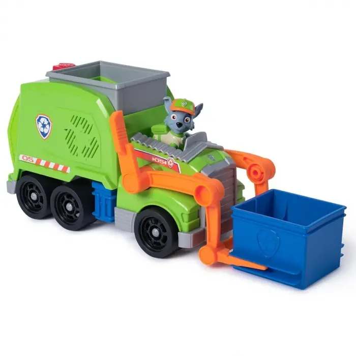 SPM-6071248 PaW Patrol  Rocky ile Crush N Roll Geri Dönüşüm Kamyonu