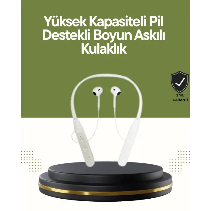 Spor ve Günlük Kullanım İçin 100 Saatlik Kablosuz Kulaklık