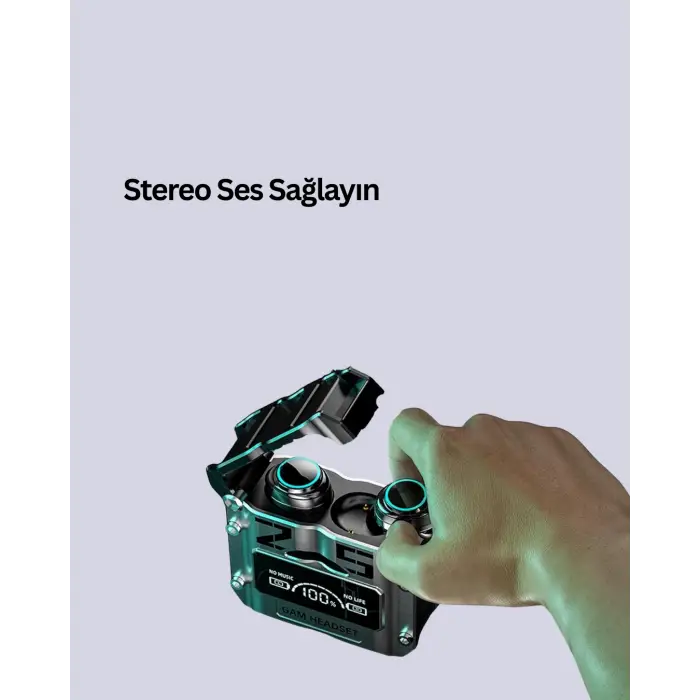 Su Geçirmez Bluetooth Kulak İçi Kablosuz Kulaklık 400mAh Pil