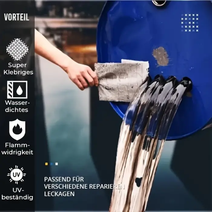 Su Geçirmez Çatlak Bandı 10cm 5m Yüksek Sıcaklık Dayanıklı Çatı Boru Duvar Onarım Çamur Bant