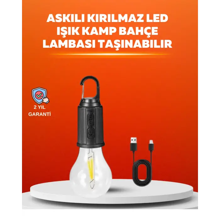 Su Geçirmez Dış Mekan LED Çadır Işığı