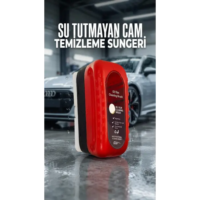 Su Tutmayan Araç Camı Temizleme Süngeri, Pratik Kullanım