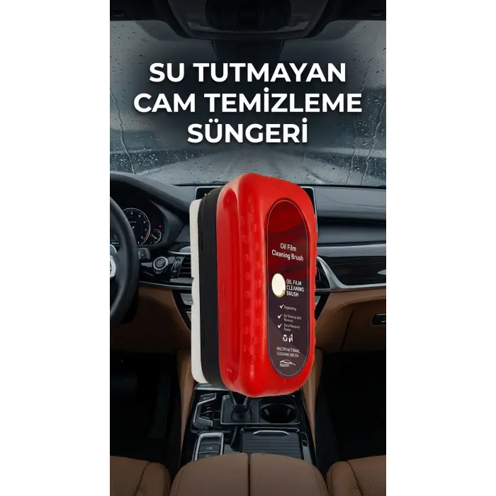 Su Tutmayan Çok Amaçlı Araç Camı Temizleme Süngeri