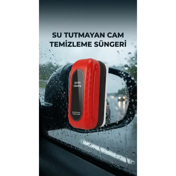 Su Tutmayan Pratik Araç Camı Temizleme Süngeri