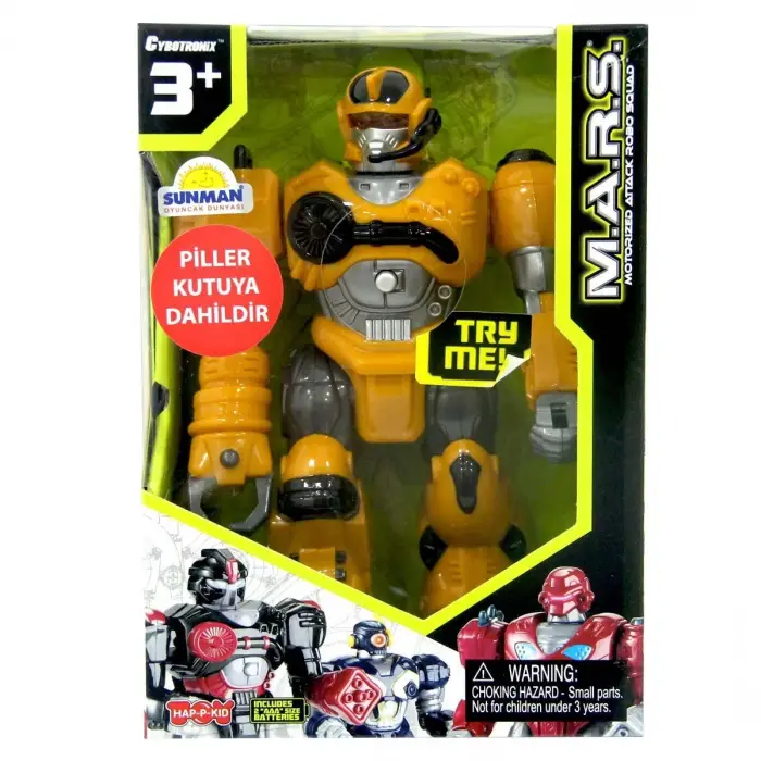 Sunman M.A.R.S. Işıklı Yürüyen Robot - S00005767 - 1 Adet Stokta Olan Gönderilir