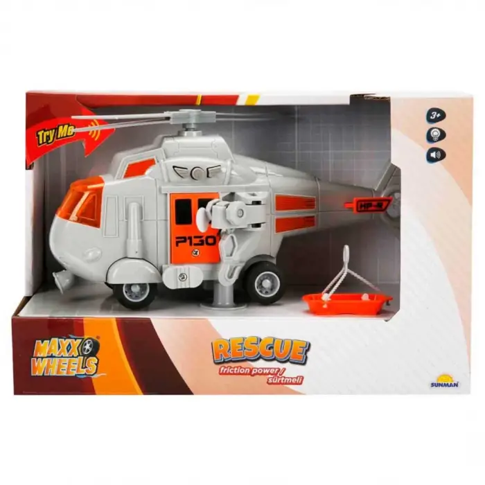 Sunman Maxx Wheels 1:20 Sesli ve Işıklı Helikopter