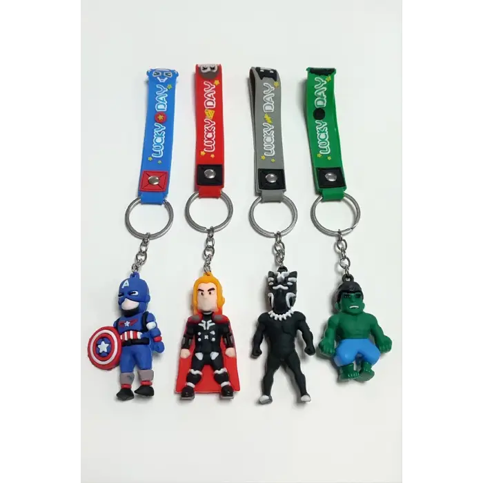 Süper Kahraman Silikon Anahtarlık
